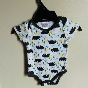 Baby Boy Bodysuit One Piece Shirt Size 0-3 Months